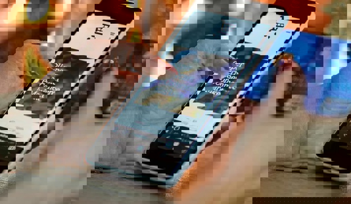 Person Using Webshop