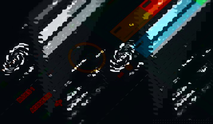 A Digital Clock And A Digital Timer On A Black Screen